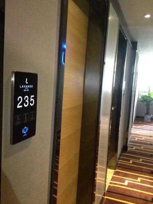 DND Hotel Door Plate Arylic Hotel Door Number Plate CE RoHs