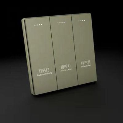 Intelligent Wifi Controlled Light Switch CE RoHS Wireless Smart Switch