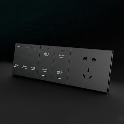 Intelligent Wifi Controlled Light Switch CE RoHS Wireless Smart Switch