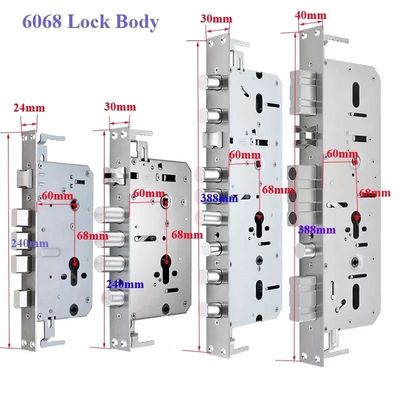 Stainless Steel Digital Fingerprint Door Lock Body for Wooden/Sliding/Aluminum Doors