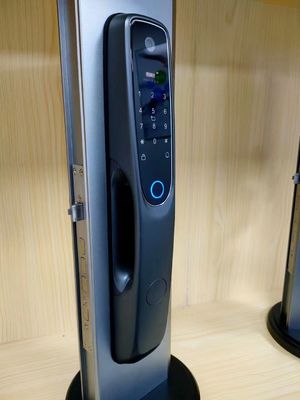 Fingerprint Wifi Door Lock With Camera Aluminum Alloy Video Door Lock