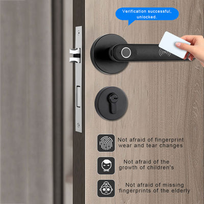 Wood Door Smart Lock Door Knob RFID Card S607L Keyless Door Knob