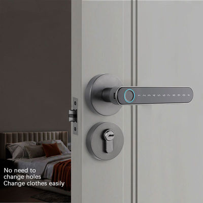 BLE Fingerprint Door Knob Keyless Electronic Door Knob For Room Apartment