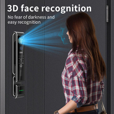 Anti Theft Face Detection Lock Video Intercom Tuya Face Scanner Door Lock
