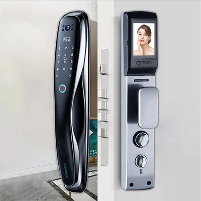 Aluminum Alloy Door Lock With Camera RoHS Apartment Digital Door Lock