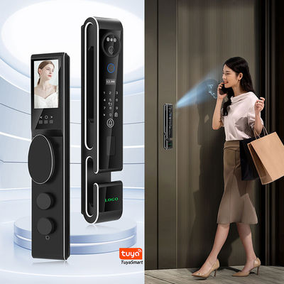 3D Face Intelligent Door Lock S666 With Intercom Luxury Door Lock