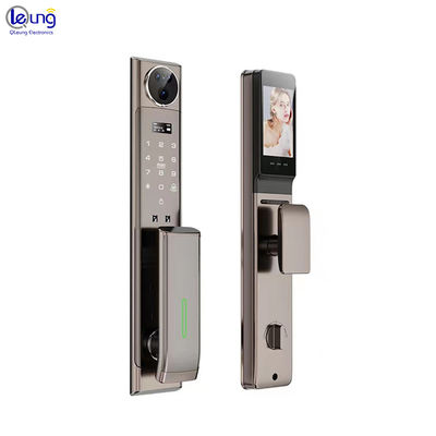 Coffee Gold Tuya Lock 3D Face ID S923MAX Biometric Smart Lock
