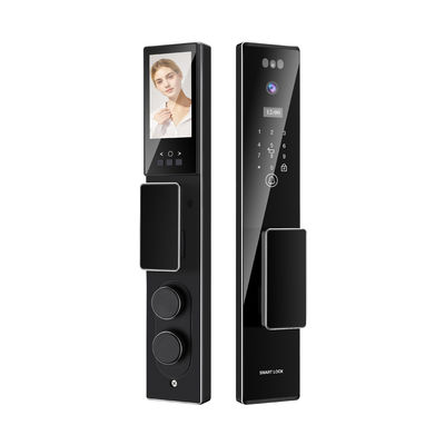 3D Face Recognition Tuya APP Intercom Camera Biometric Fingerprint Smart Locks For Home