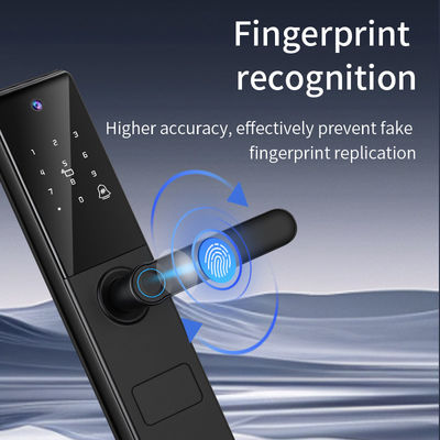 S829MAX Wifi Camera Lock Tuya APP Digital Viewer Lock Biometric Fingerprint Smart Door lock
