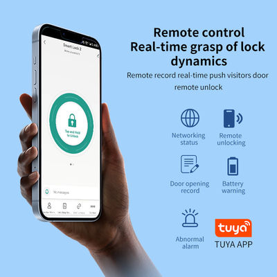 S555 Face ID Recognition Door Lock With Card Key Fingerprint Camera For Home