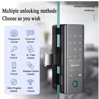 Qleung G9S Tuya Door Lock Doorbell Card Password Fingerprint Digital Lock Smart Home Door Lock