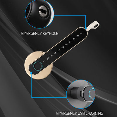 Qleung S604L Smart Fingerprint Door Lock with Wifi Tuya App Control Keyless Password for Bedroom Tuya Smart Home Door Lock