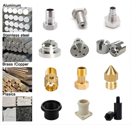 Aluminum Cnc Prototype Machining Small Parts Cnc Turning Parts Aluminum Flange Parts for Base on Drawings