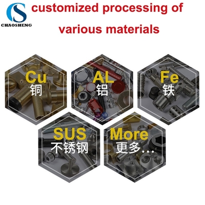 Aluminum Cnc Prototype Machining Small Parts Cnc Turning Parts Aluminum Flange Parts for Base on Drawings