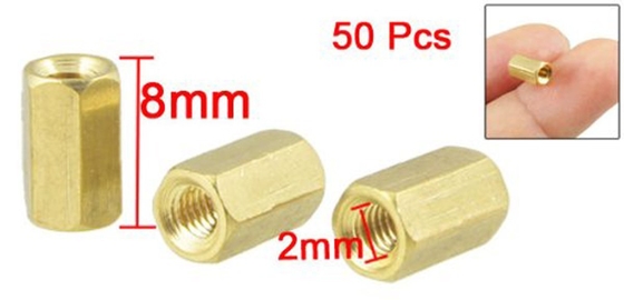 Automatic Lathe Parts Copper Nuts Brass Adapter Hex Nuts CNC Turning Parts Service