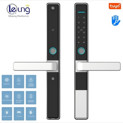 Outdoor Waterproof Smart Door Lock with Aluminum Alloy Construction and 2 Years Warranty
