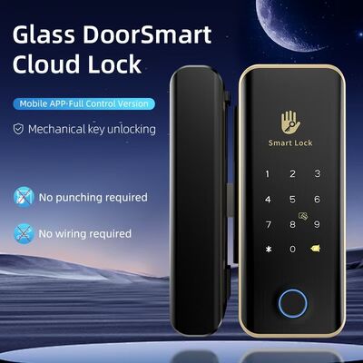 Qleung G11s Smart Tuya Glass Door Lock Secure Office Home Easy To Install