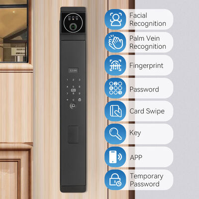 S940MAX Face ID Lock Smart Door Lock Palmprint Visible Tuya Intercom Keyless Entry Security Factory OEM Wifi Lock