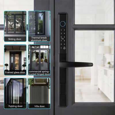 Qleung S609 Silm Lock Waterproof Smart Home Door Lock Tuya door lock