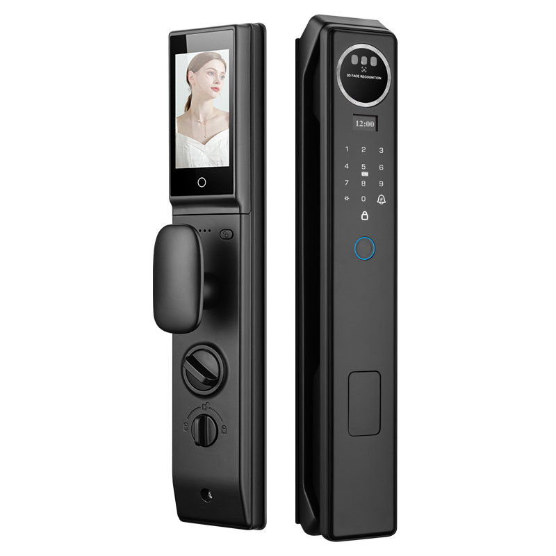 S959max Automatic Fingerprint 3D Face Recognition Door Lock with Tuya Active Video Calling WiFi Access Control Smart Home Door Lock