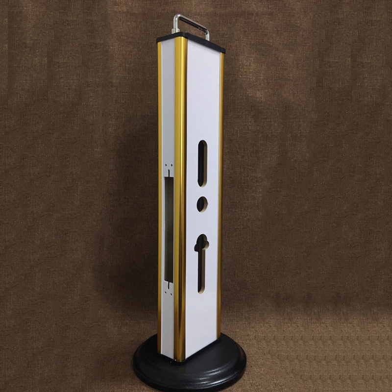 Aluminum Alloy or PC Rotating Smart Lock Display Stand for Exhibition Hall Fingerprint Locks