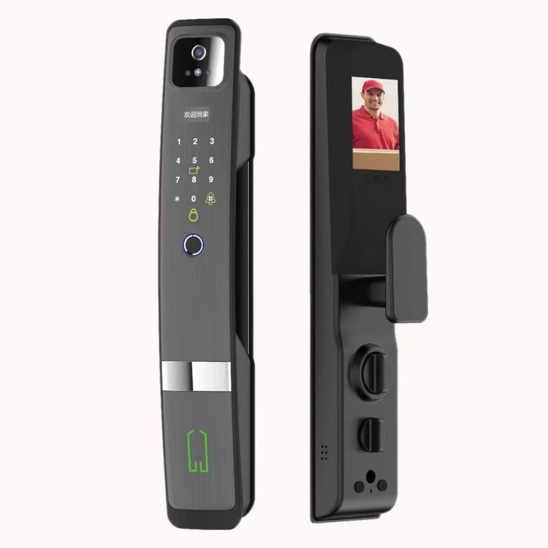 Qleung S924Max 3D Face WIFI Tuya App Remote Control Card Key Code Fingerprint Automatic Smart Home Door Lock with Cloud Mortise