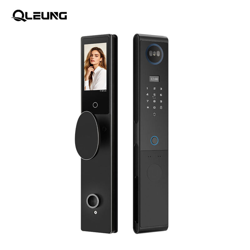 Tuya WiFi Visual Intercom Smart Door Lock with Palm Vein Recognition and 5000mAh Lithium Battery Fully Automatic Smart Digital Door Lock
