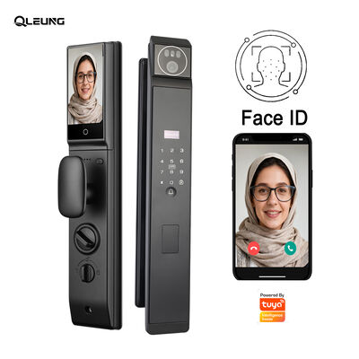 Tuya Smart Lock with 3D Face Recognition Palmprint LCD Display Keyless Entry Security