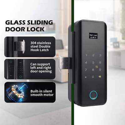 Tuya Smart App Face ID Biometric Fingerprint Smart Digital Door Lock With Password And Card Entry
