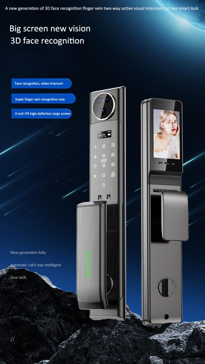Face Recognition Smart Door Lock With HD Camera Fully Automatic
