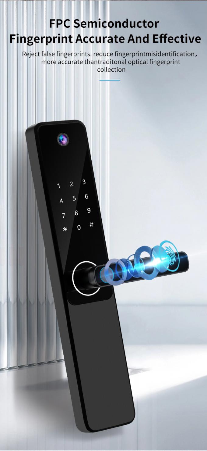 8 Language Camera Door Lock S802Pro Fingerprint Smart Lock